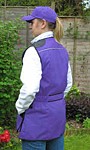 Ladies de-luxe shooting vest - Purple